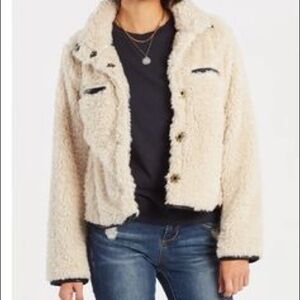 Dylan Faux Fur Jacket cream small